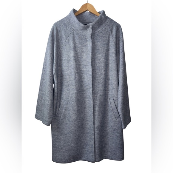 100% Wool Coat Cynthia Rowley Scandi Minimal Women’s 2X - Picture 2 of 5